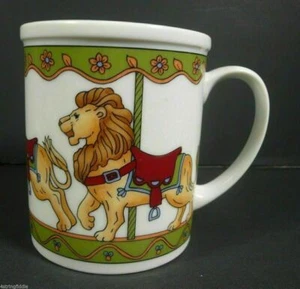 Lion Carousel Circus Coffee Mug - Picture 1 of 2
