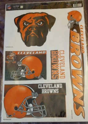 Calcomanía Ultra Vintage NFL 2010 Cleveland Browns Static Cling Foto 1 de 2