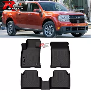 Fit 22-25 Ford Maverick 3D Molded 2.0L All Weather Floor Mats Carpet Liner TPE - Picture 1 of 6