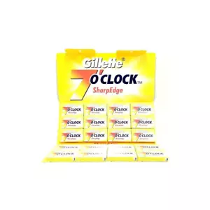 Gillette 7 O`Clock Sharp Edge Razor 5 Blades Each Pack 2 Pack 10 Blades Total - Picture 1 of 12