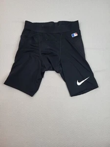 Nike Pro Heist Baseball Shorts Boys Black Compression MLB Sports Baselayer - Picture 1 of 10