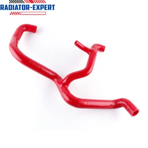 FOR 1993-1999 VW MK3 GOLF Jetta Cabrio 2.0 L4 RED SILICONE UPPER RADIATOR HOSE - Picture 1 of 6