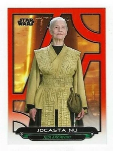 STAR WARS GALACTIC FILES ORANGE PARALLEL AOTC-13 JOCASTA NU - Picture 1 of 1