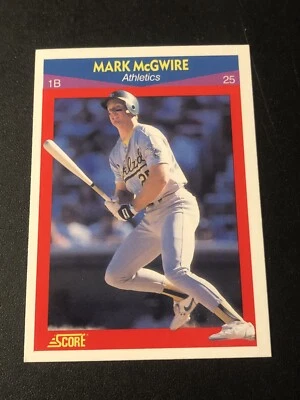 1990 Score Superstars Mark McGwire #25 - Image 1 of 2