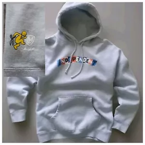Independent Trucks Hoodie Lance Mountain Ransom Pullover Grey Heather Large - Picture 1 of 10