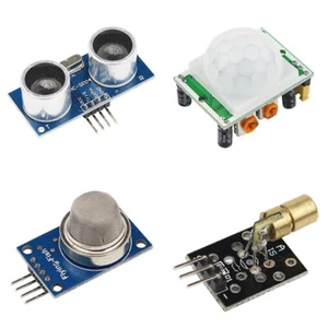 16 Kinds HC-SR04 Ultrasonic Sensor Module For Raspberry Pi 3/Pi 2 Model B ii - Afbeelding 1 van 8