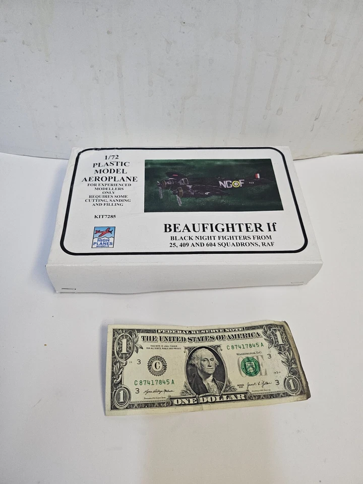 High Planes 7285HIG Bristol Beaufighter IF '25/409/604 escuadrón' - Nuevo sin calcomanías Foto 1 de 3