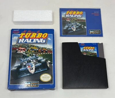 NES Nintendo - Al Unser Jr. Turbo Racing - CIB Complete in Box  / Tested - Image 1 of 4