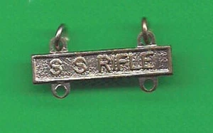 US MARINE SS RIFLE BAR BADGE QUALIFICATION B - Picture 1 of 1