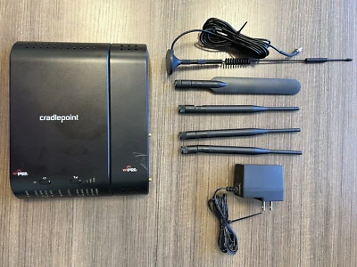 WiFi Router, Cradlepoint MBR1400V2,  MC400LPE-VZ-ARC, Hotspot Modem + antenna - Image 1 of 4