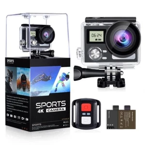 OGL WIFI ACTION CAMERA 4K 24MP WATERPROOF ULTRA HD REMOTE EIS SPORT 2" LCD - Picture 1 of 8