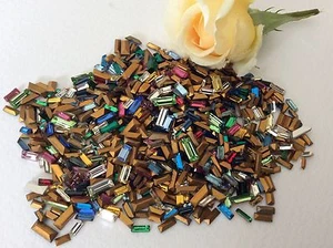 30 Mixed Baguette mostly Swarovski Mixed small sizes REPAIR CRAFT Post Free - Picture 1 of 6