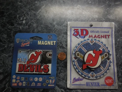 2 new jersey devils magnets/new Cover