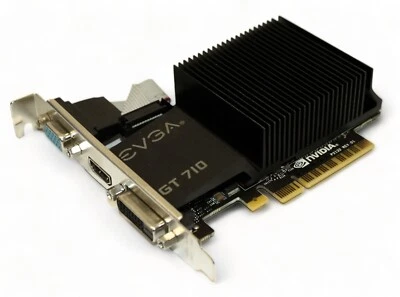 NVIDIA GeForce GT 710 1024MB PCIe Video Graphics Card - 01G-P3-2710-KR - Image 1 of 3