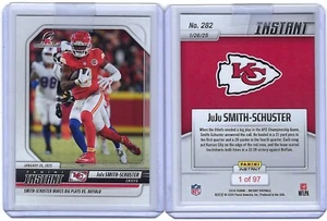 JUJU SMITH-SCHUSTER 2024 PANINI INSTANT FOOTBALL #282 KANSAS CITY CHIEFS - Foto 1 di 3