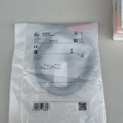 IFM IE5202 Proximity Switch Sensor IE-2002-FROG/PH  New - Image 1 of 4
