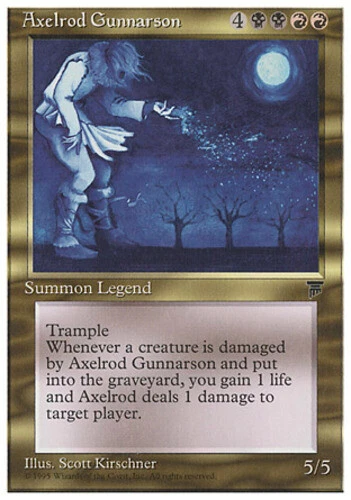 Axelrod Gunnarson ~ Heavily Played Chronicles MTG Magic UltimateMTG Multi-Color  - Image 1 of 1