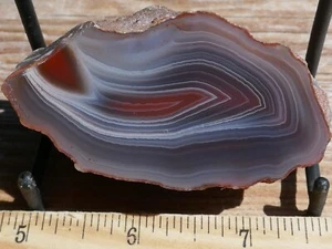 TCR SWAZI AGATE/JASPER/LAPIDARY POLISHED SLAB 128 GRAMS - Picture 1 of 3