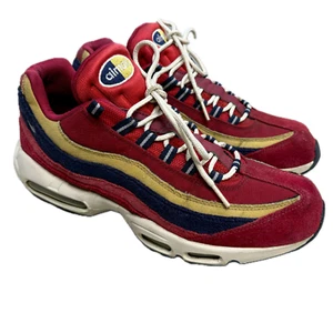 Nike Air Max 95 Premium Red Crush Running Shoes 538416-603 Mens size 11 - Picture 1 of 12