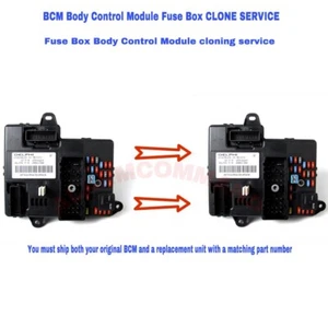 BCM Body Control Module Fuse Box CLONE SERVICE 2005-2013 Corvette Cadillac XLR - Picture 1 of 1
