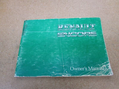 1984 Renault Encore владельцев руководство оригинальная литература книга - Изображение 1 из 4