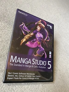 Manga Studio 5 PC Windows /Mac Disc Comic Illustration Smith Micro Software - Picture 1 of 6