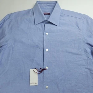 Neu mit Etikett Sartoria Partenopea Napoli Kleid blau SHIRT 100 % Baumwolle Größe 16 x 41 - Bild 1 von 6