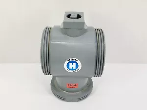 Valvola a sfera Hayward TW2150STE 1-1/2" CPVC 3 vie True Union - Foto 1 di 10