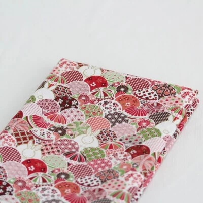 Japanese Fabric Cotton Yukata Kimono Haori Curtain Craft Sewing Cloth Upholstery - Image 1 of 4