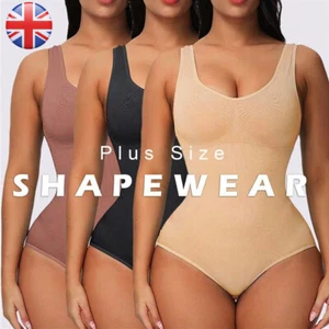 Womens Seamless Full Body Shaper Firm Tummy Control Shapewear Slimming Bodysuits - Picture 1 of 15