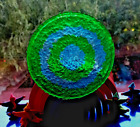 Minkaklecks Handarbeit  Sonnenfänger  aus  Schmelzgranulat  14cm  Blau-Grün
