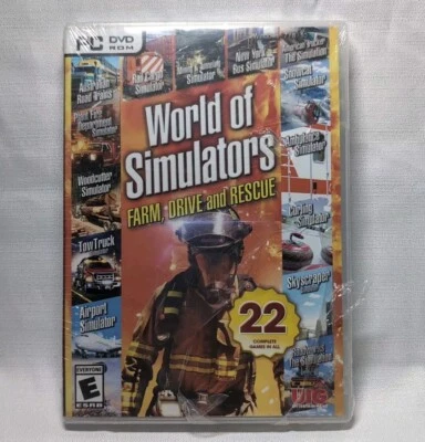World Of Simulators Farm, Drive And Rescue 22 Complete Games: PC + II Bonus Pack - Image 1 of 2