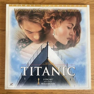 TITANIC PAL VERSION FR TRES BON ÉTAT LASER DISC FILM LASERDISC - Photo 1/1