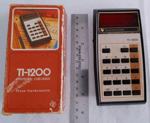 Vintage Texas Instruments TI-1200 Calculator for Parts or Repair AS IS #21589 - Picture 1 of 8