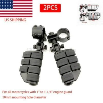 Pinzas de pedal negras para carretera para Honda Goldwing 1800 1100 1500 F6B 1200 Foto 1 de 4