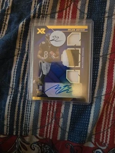 2019 Panini Xr Football Tripple Patch Auto Miles Boykin 13/49 231 - Picture 1 of 4