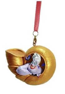 Disney Ursula Seashell Adorno Sirenita Villano Árbol de Navidad Decoración - Imagen 1 de 11