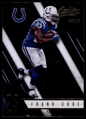 Frank Gore 2016 Panini Absolute #9 Indianapolis Colts - Image 1 of 2