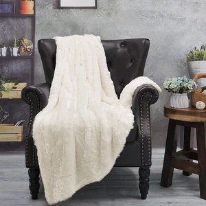 Luxury Serengeti Double Sided Faux Fur Throw – Super Soft Fleece Blanket Gift - Picture 1 of 93