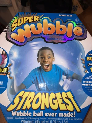 Super Wubble Bubble Ball  Boing Blue Includes Air Pump Boing Blue BRAND NEW! - Image 1 of 3