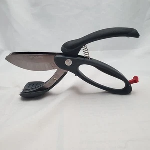 Pampered Chef Double Dual Salad Kitchen Scissors Pre Owned - Picture 1 of 5