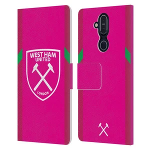 OFFICIAL WEST HAM UNITED FC 2023/24 CREST KIT LEATHER BOOK CASE FOR NOKIA PHONES - Picture 1 of 12