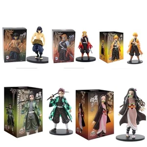 Demon Slayer 6” Statues With Stands Lot Of 5 - Picture 1 of 7