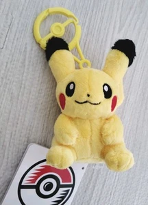 Pokemon Pikachu ♡Mascot with carabiner Holder Keychain Keyring Official goods JP - Picture 1 of 13