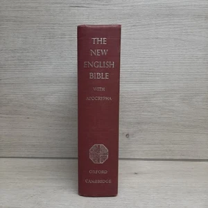 The New English Bible With The Apocrypha: 1970 Hardcover Oxford Cambridge - Imagen 1 de 20