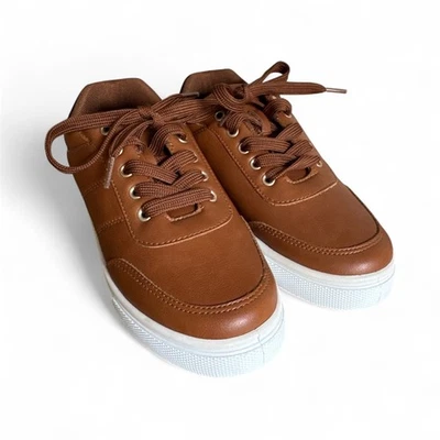 Josmo Kids Boys Lace-Up Casual Sneaker Brown Tan Size 2 Big Kid  - Image 1 of 4