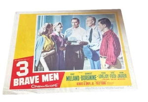 Lobby Card: Three Brave Men 11"x14" Lobby Card Ernest Borgnine Frank Faylen - Bild 1 von 4