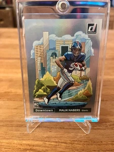 2024 Panini Donruss Downtown #12 Malik Nabers Rookie RC New York Giants - Bild 1 von 6