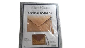 Silver Edition Envelope Clutch Leathercraft Repair Kit Needle Thread Unbranded - Picture 1 of 3