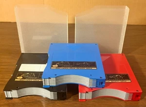 Lote de 3 revistas de CD de 6 discos Pioneer PRW1141 - rojo/azul/negro con 2 fundas - usado en excelente estado - Imagen 1 de 4